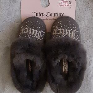 Juicy couture fluffy slippers hotsell